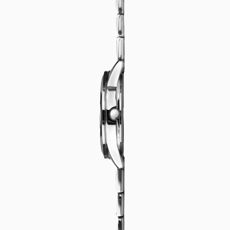 SEKONDA Taylor Men's Watch | Silver Case & Stainless Steel Bracelet with Black Dial - 1944