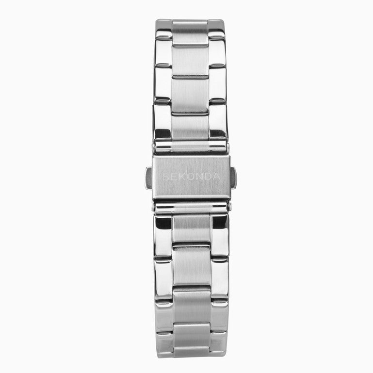 SEKONDA Taylor Men's Watch | Silver Case & Stainless Steel Bracelet with Silver White Dial - 1945