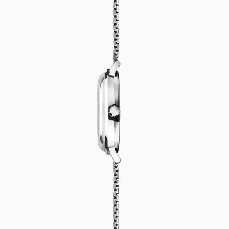 SEKONDA Originals Men's Watch | Silver Case & Stainless Steel Bracelet with Silver Dial - 1951