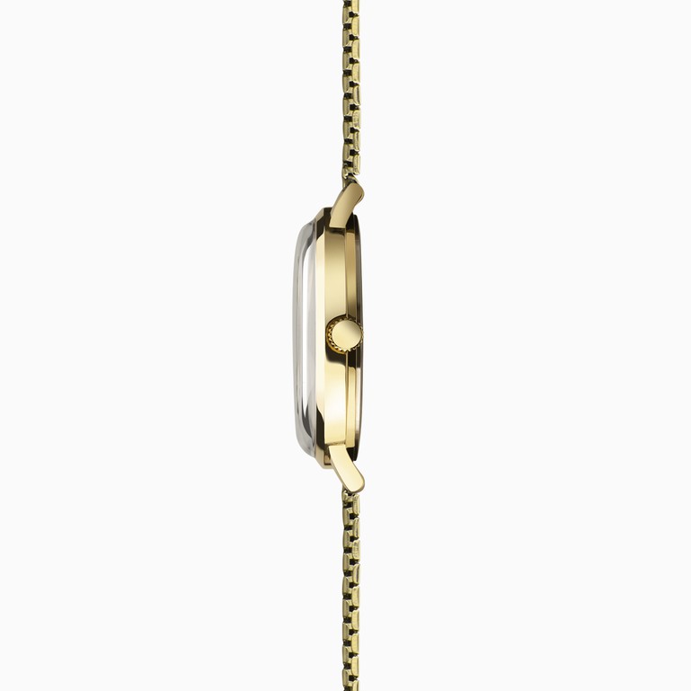 SEKONDA Originals Men's Watch | Gold Case & Stainless Steel Bracelet with Cream Dial - 1952