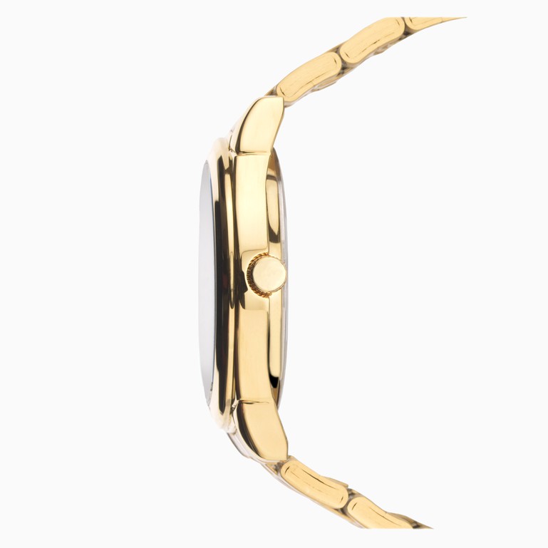 SEKONDA Classic Men's Watch | Gold Case & Stainless Steel Bracelet with Silver Dial - 3450