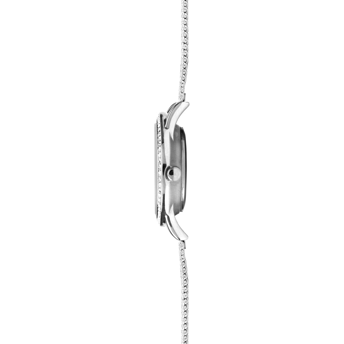 SEKONDA Mother of Pearl Dial Silver Milanese Bracelet Watch - 40035