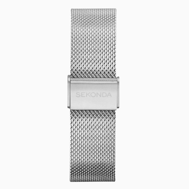SEKONDA FLEX SMART WATCH | SILVER CASE & MESH STRAP - 40387
