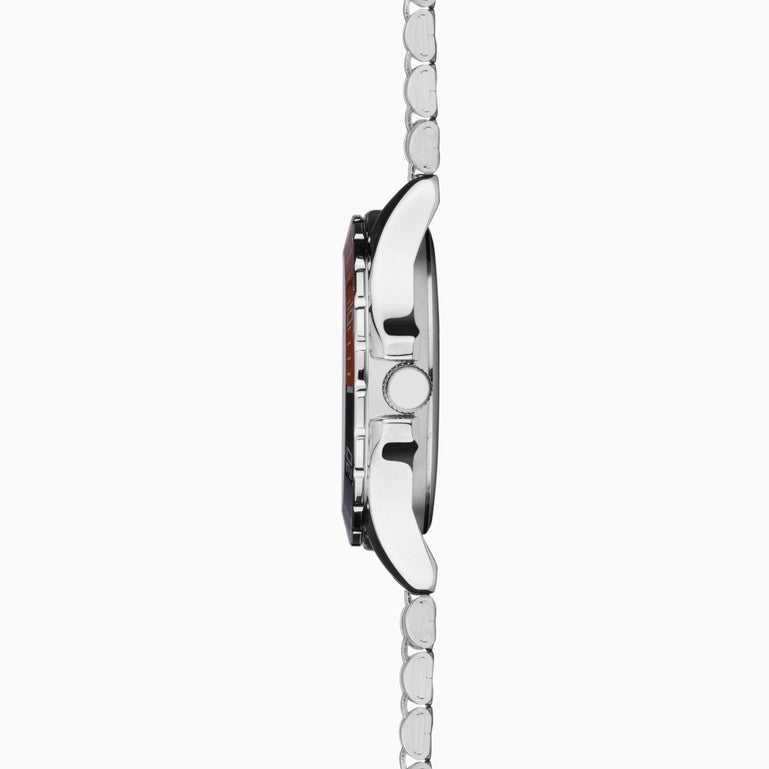 Sekonda Balearic Ladies Watch | Silver Alloy Case & Stainless Steel Bracelet with Blue Dial | 40564