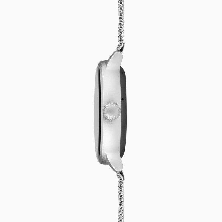SEKONDA Connect Smart Watch | Silver Alloy Case & Stainless Steel Mesh Bracelet - 40624