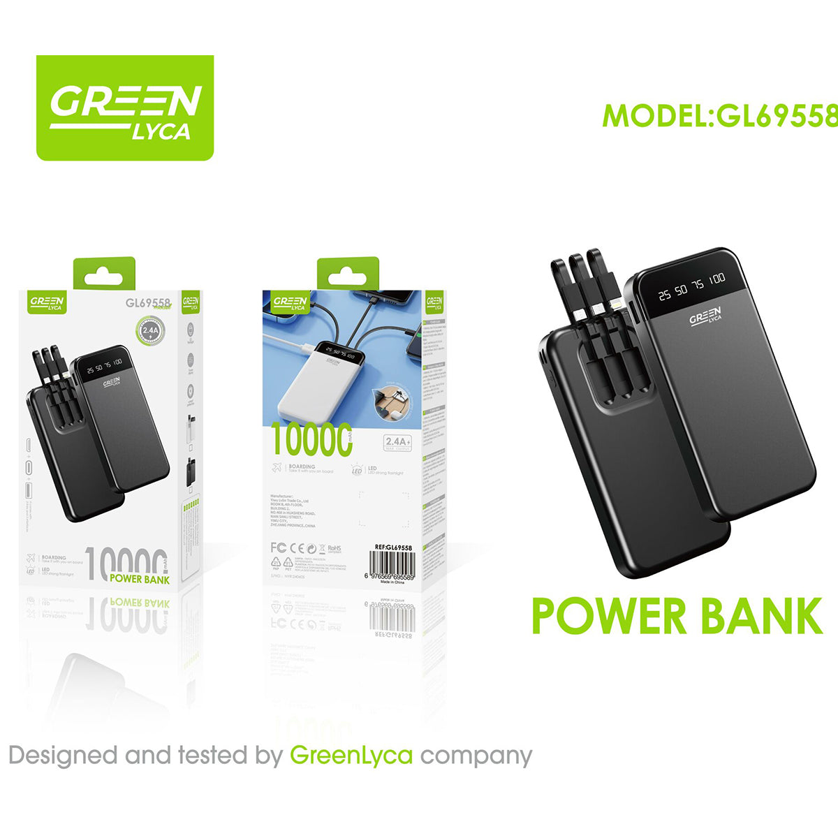 GL69558 Power Bank 10000mAh