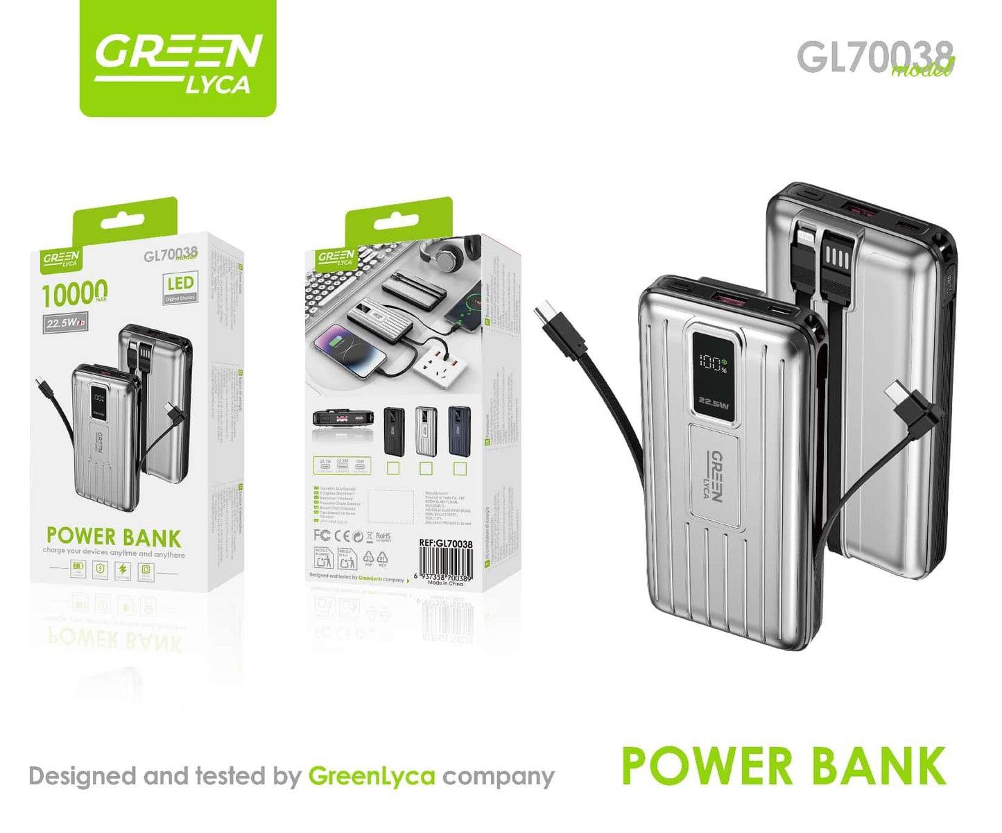 GL70038 Power Bank 10000mAh