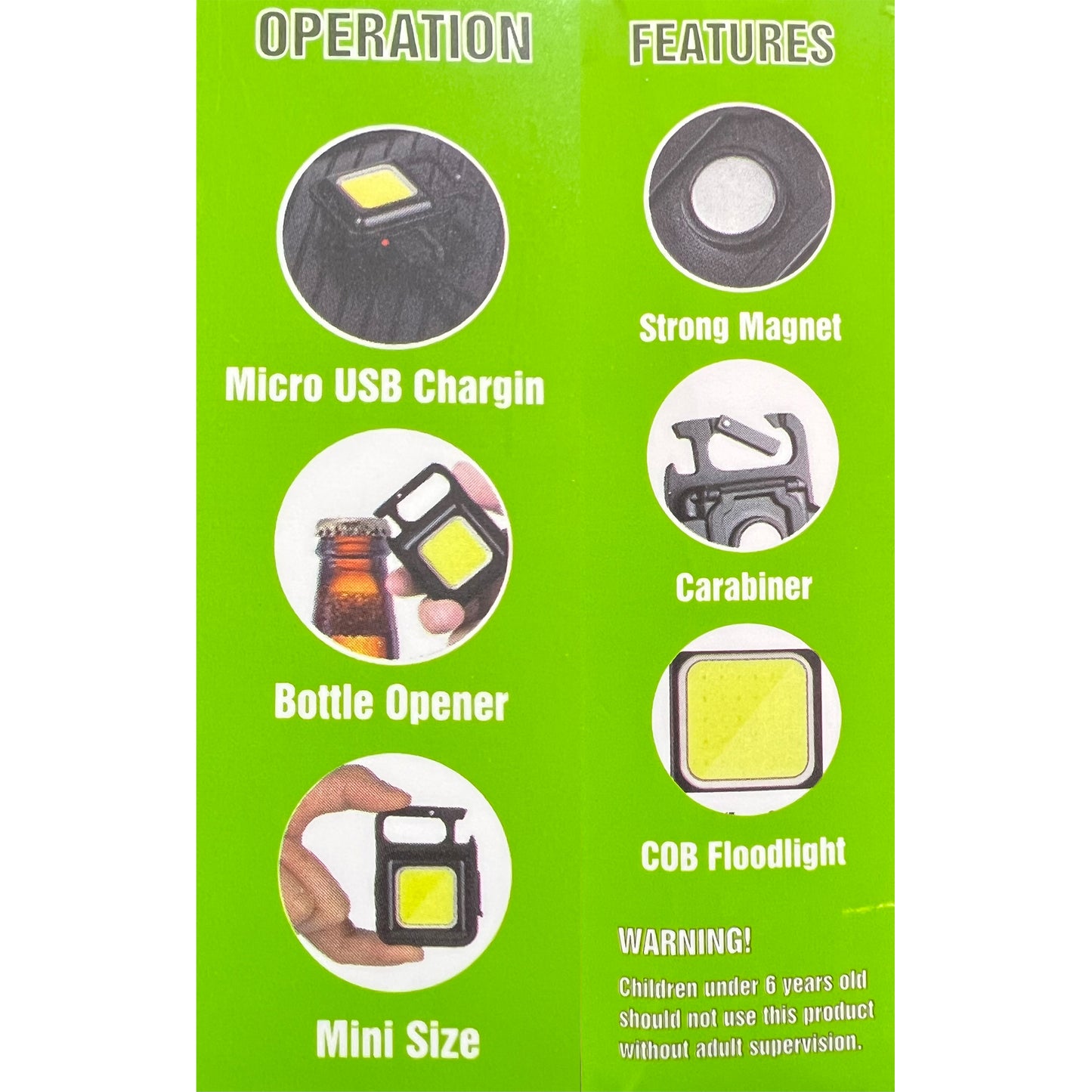 AS50369 Rechargeable Keychain Light