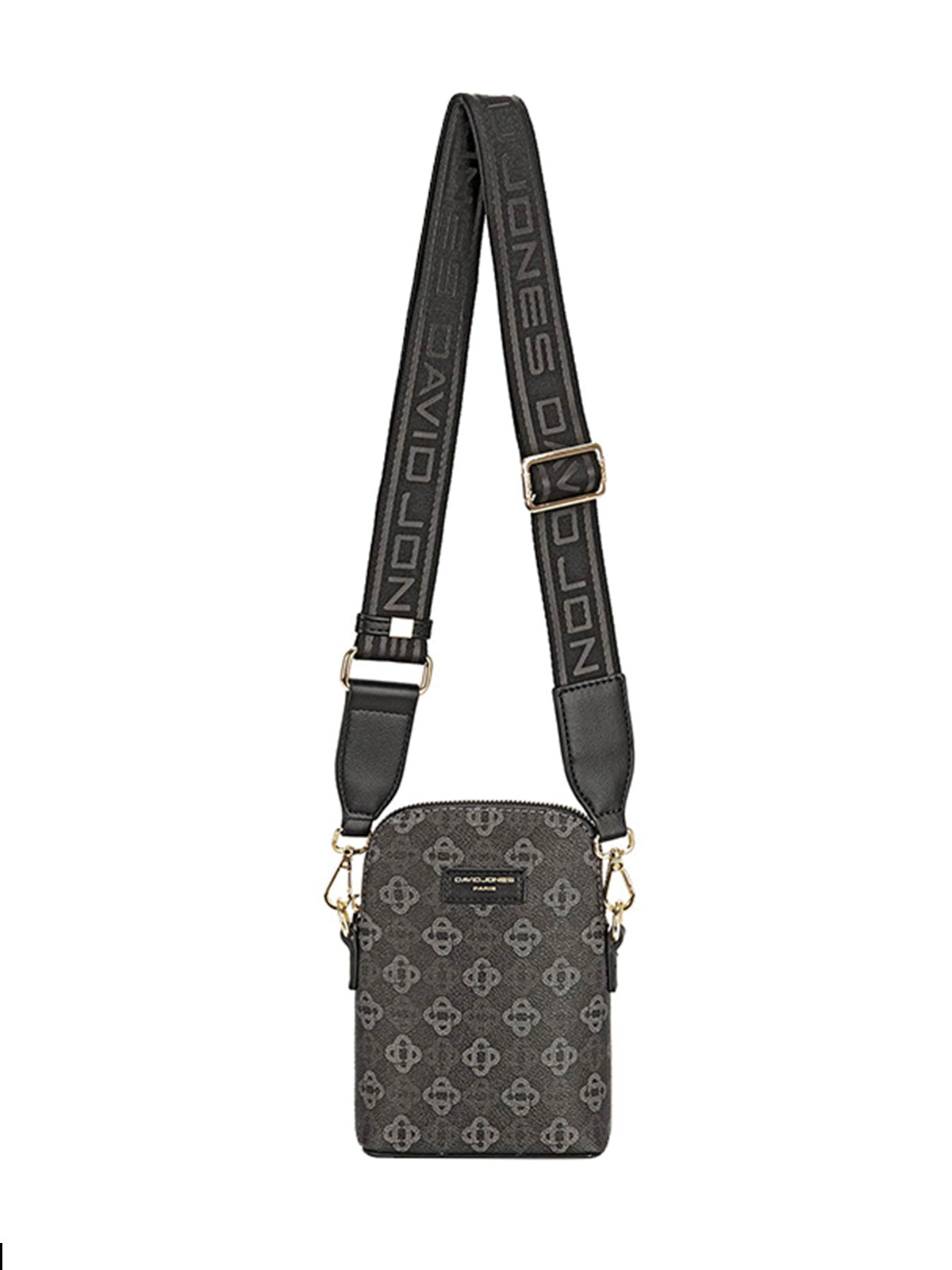 Women's Crossbody Bags - DAVID JONES CM7151 Black