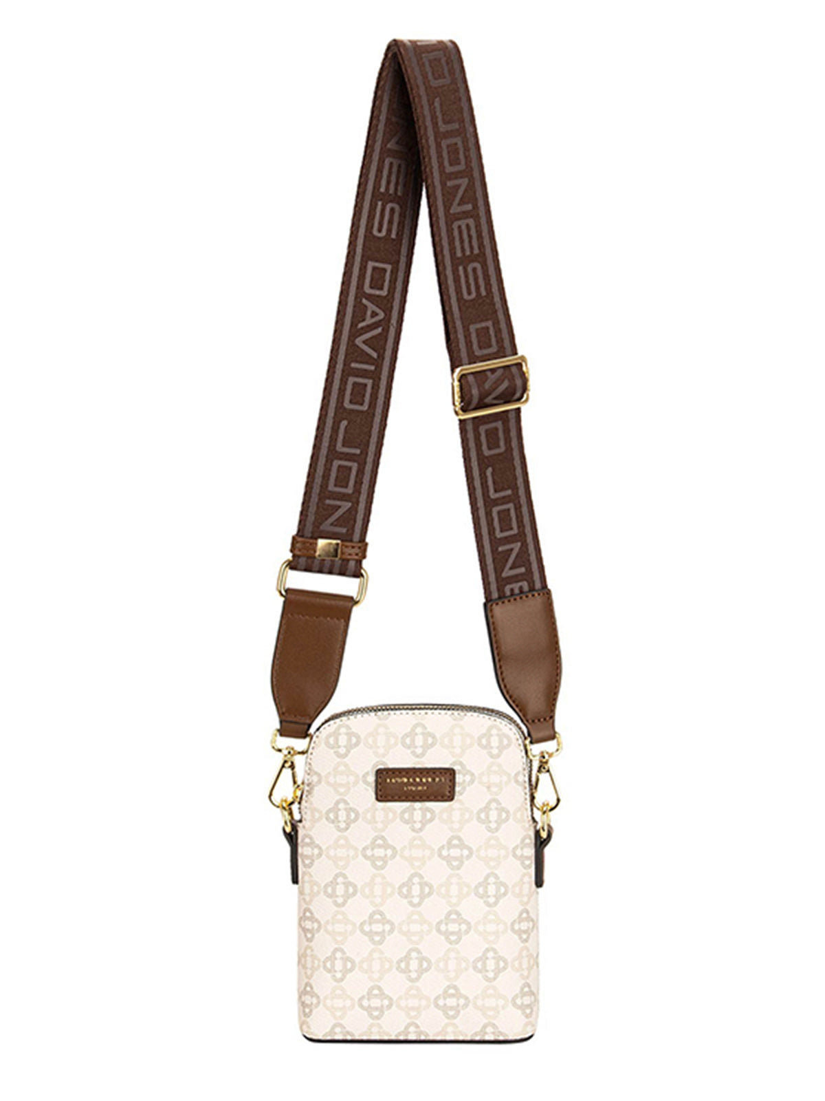 Women's Crossbody Bags - DAVID JONES CM7151 Creamy White