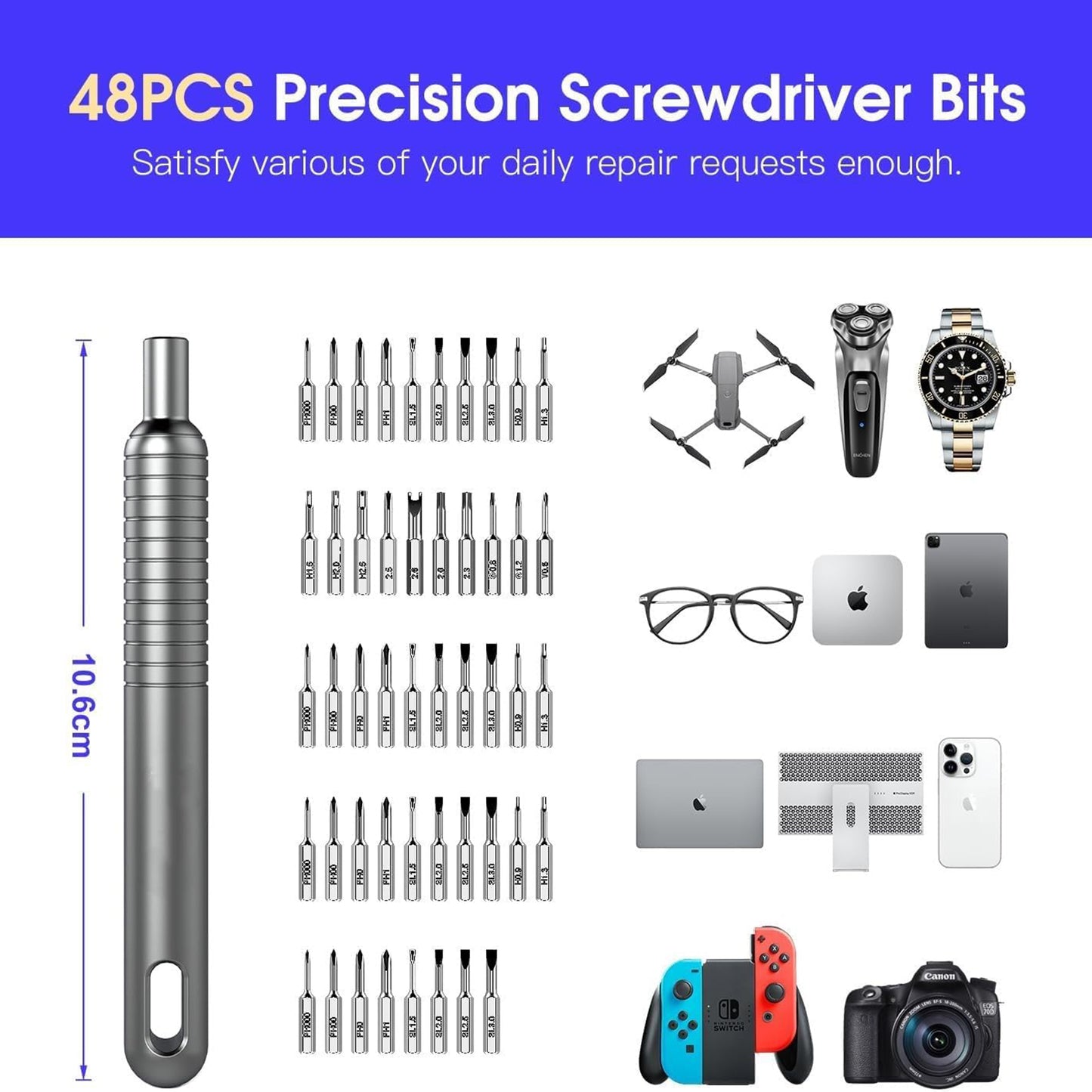 G1231 Precision Magnetic Screwdriver Set 51 in 1