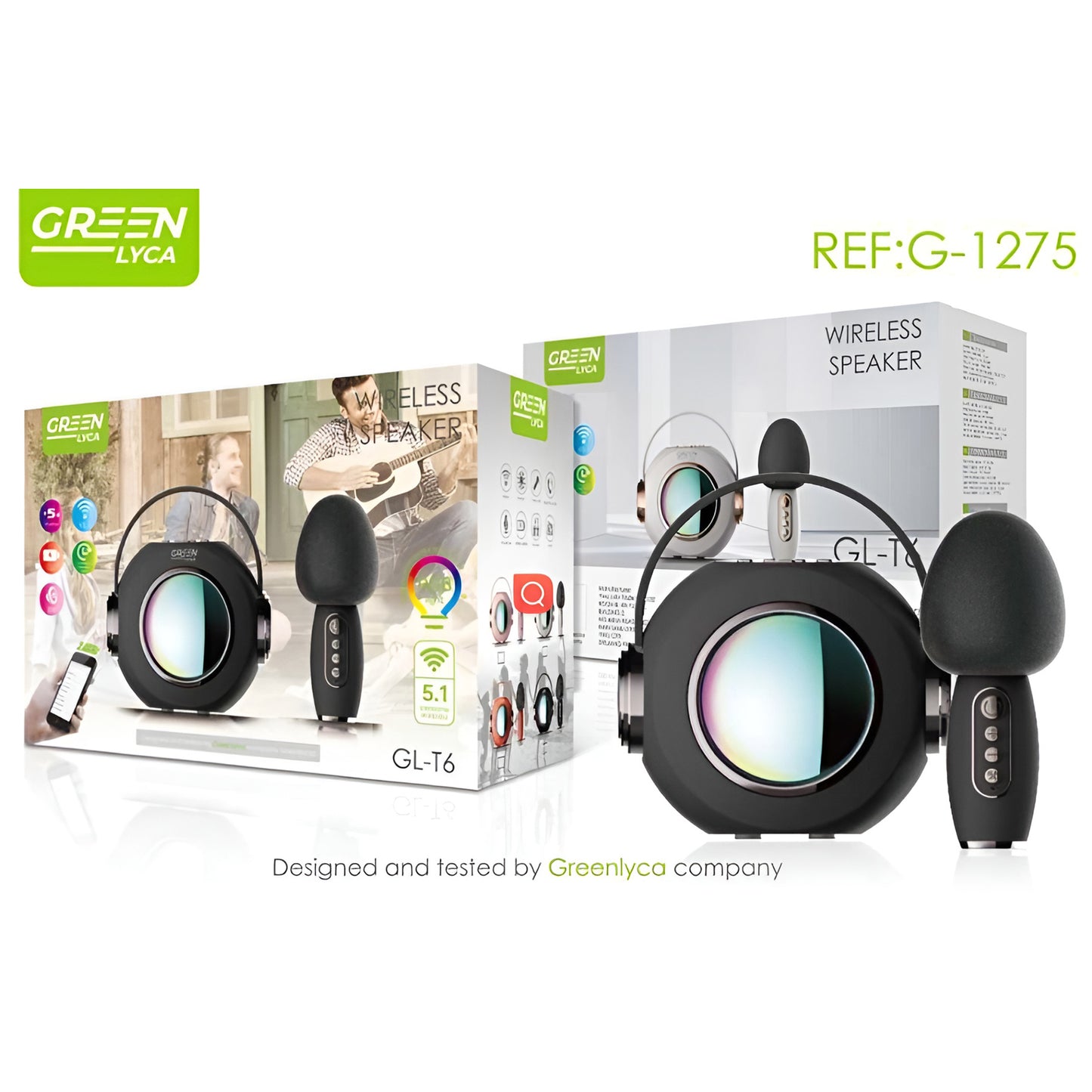 G-1275 Wireless Speaker with Microphone 8W