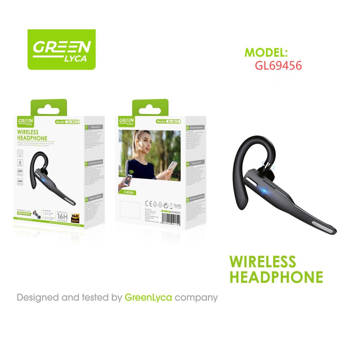 GL69456 WIRELESS HEADPHONES