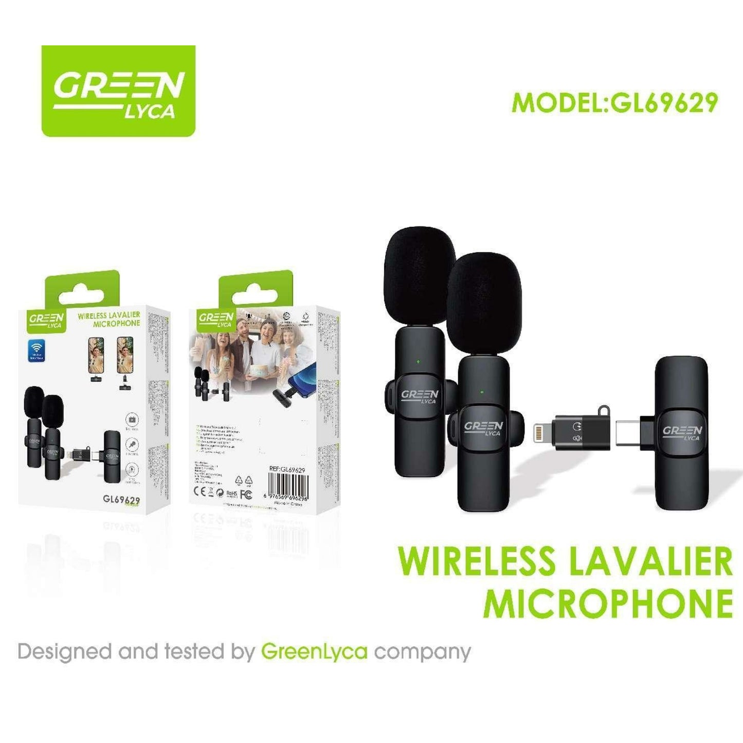 GL69629 Wireless Lavalier Microphone