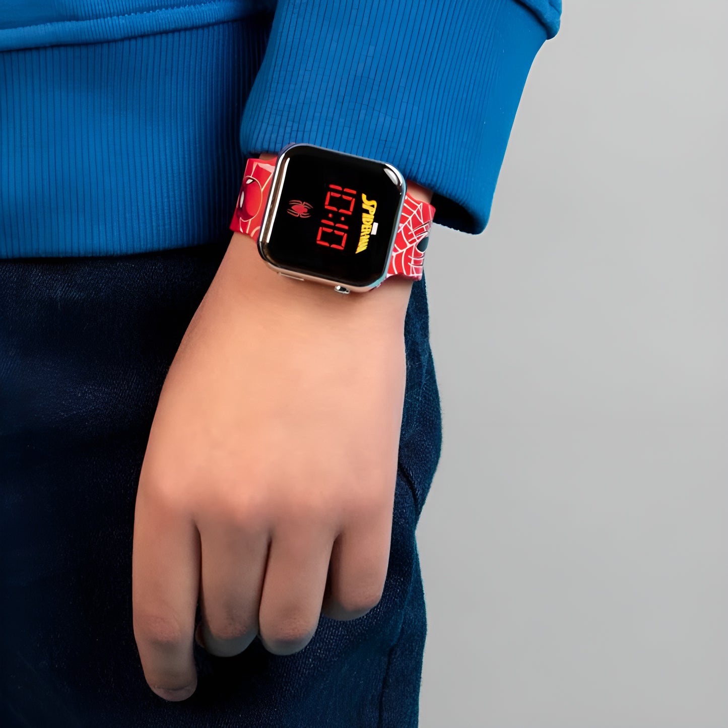 Spider-Man Printed Strap LED Watch - SPD4719