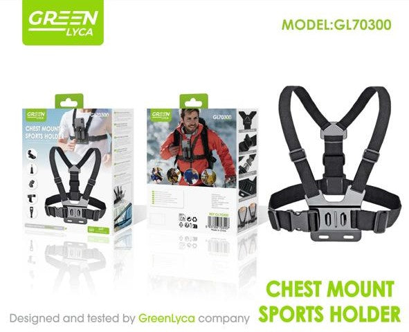 Green Lyca GL70300 – Chest Mount Sports Holder (Βάση Στήθους)