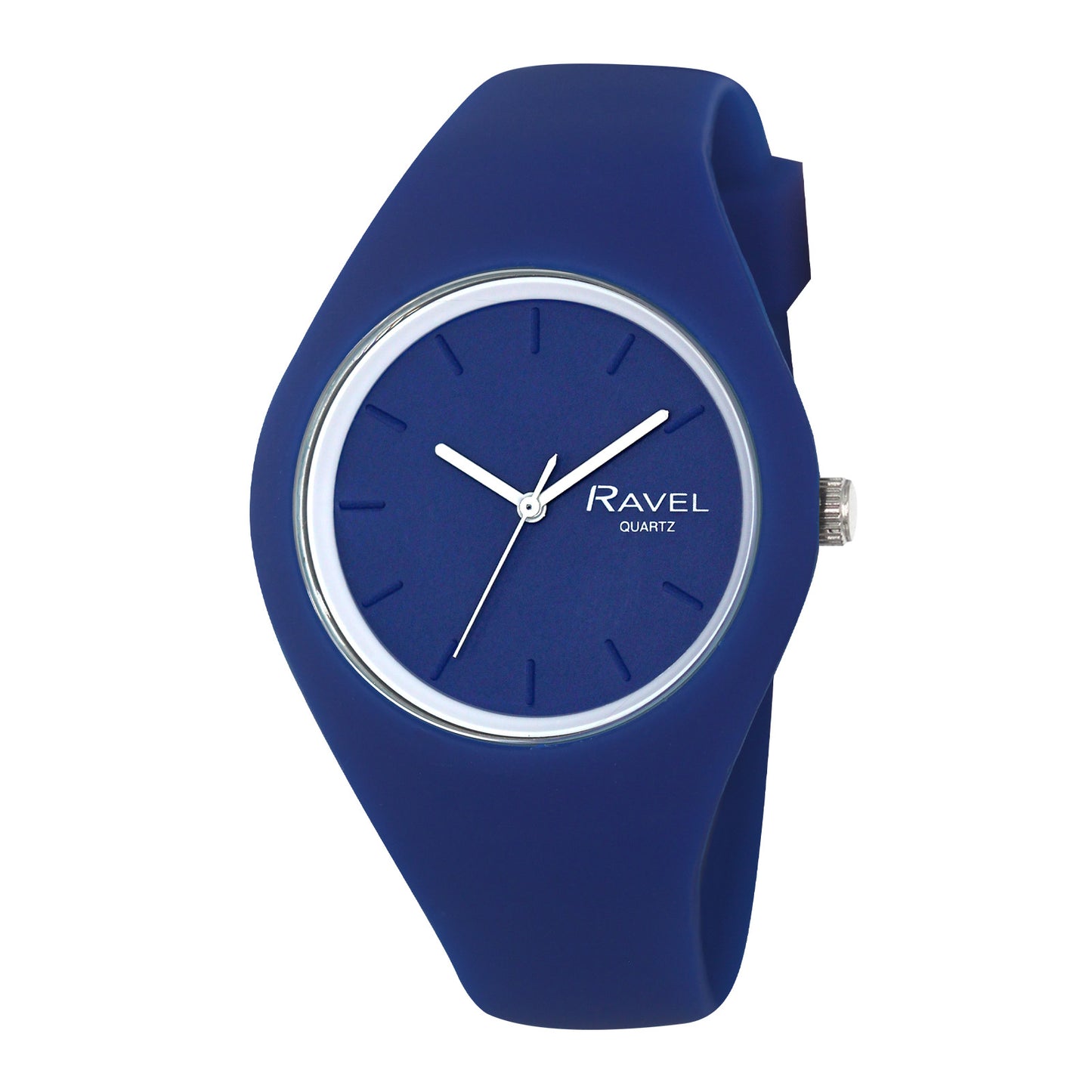 Unisex Comfort Fit Silicone Watch - Blue-R1804.16