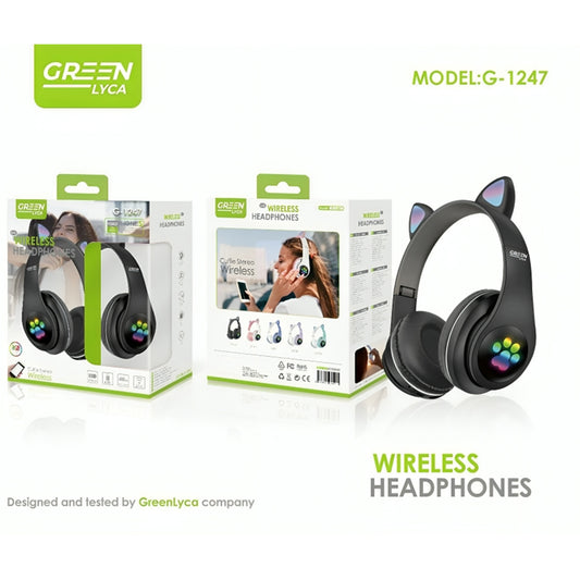 G-1247-WIRELESS STEREO HEADPHONES