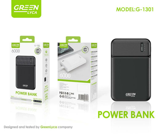 G-1301 Power Bank 6000mAh