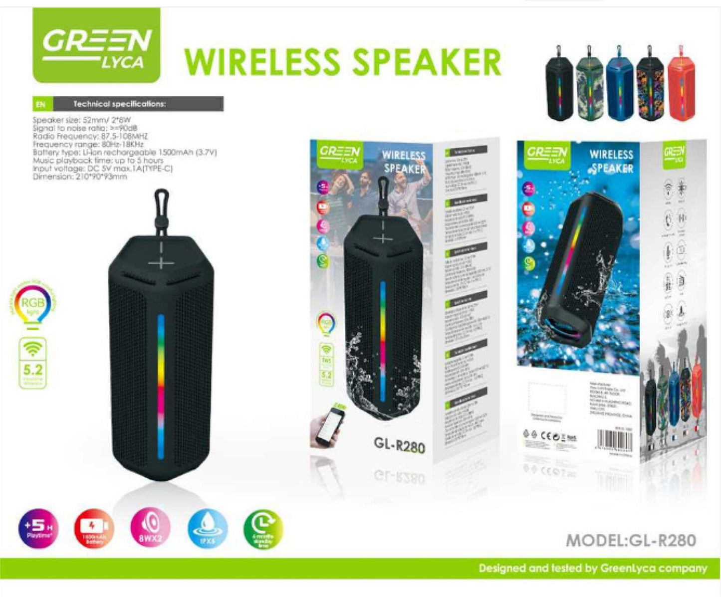 G-1322 Wireless Speaker 8Wx2