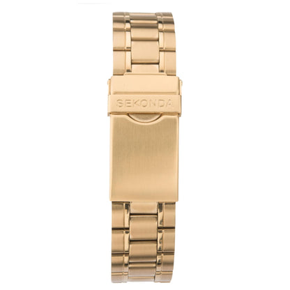 Sekonda Men’s Classic Gold Plated Bracelet Watch - Product Code -1644