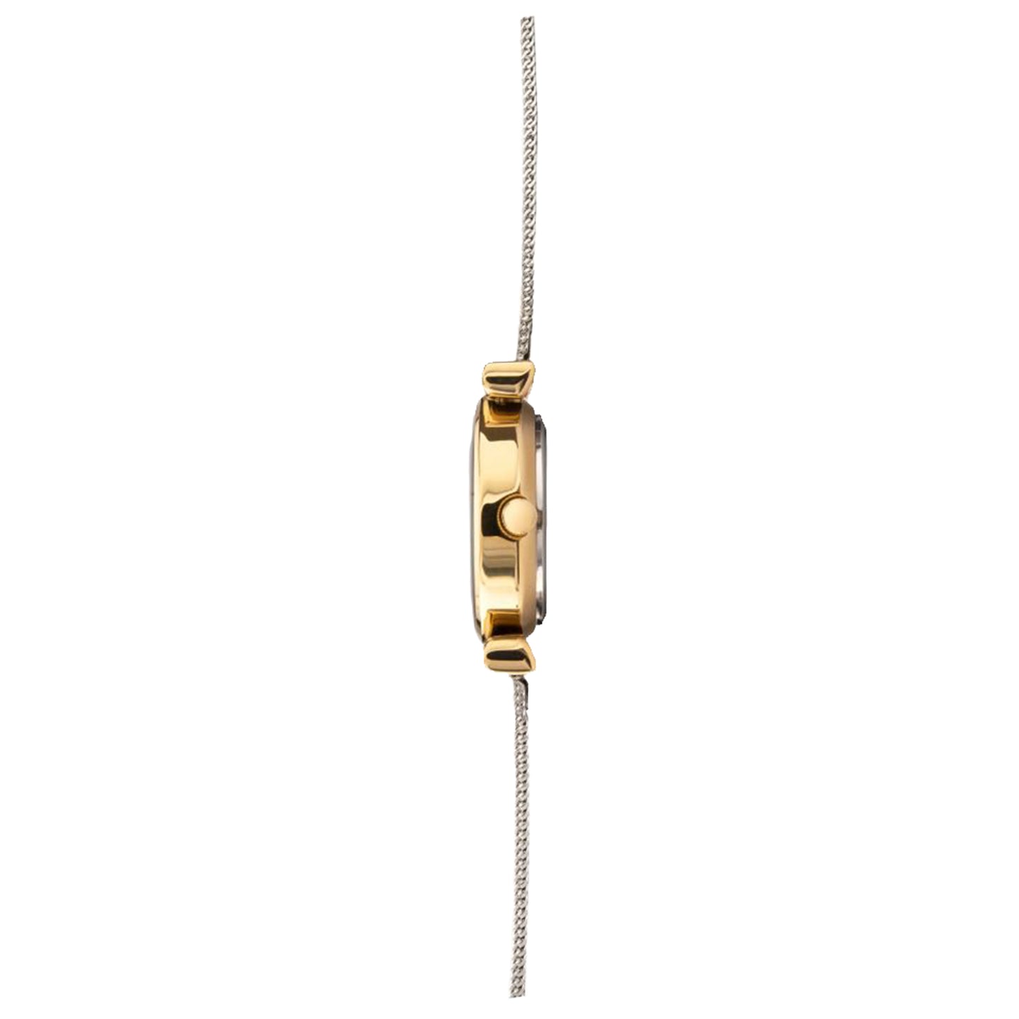 Sekonda Ava Ladies Watch | Gold Alloy Case & Silver Stainless Steel Mesh Bracelet with White Dial | 4887
