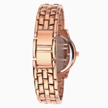 SEKONDA Charlotte Ladies Watch | Rose Gold Case & Alloy Bracelet with Rose Gold Dial - 2400