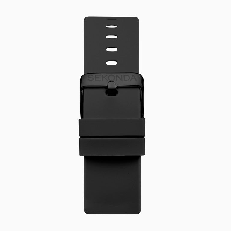 SEKONDA Motion Smart Watch | Black Case & Silicone Strap | 30009