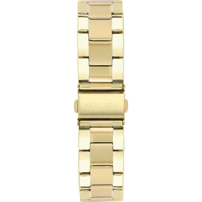 Sekonda Colour Pop Quartz Black Dial Gold-Stainless Steel Bracelet Men’s Watch 30008