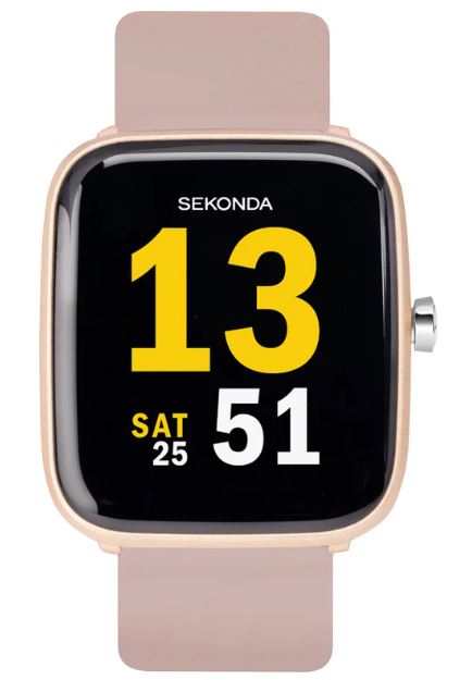 SEKONDA Motion Smart Watch | Rose Gold Case & Silicone Strap - 30054