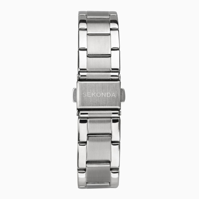 SEKONDA Taylor Ladies Watch | Silver Case & Stainless Steel Bracelet with Pale Green Dial - 40397