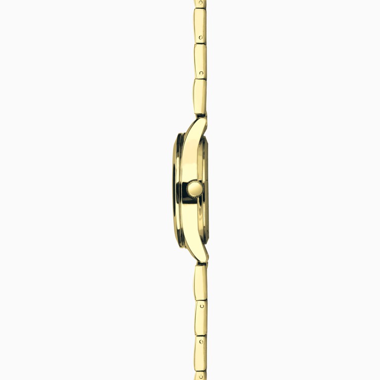 SEKONDA Taylor Ladies Watch | Gold Case & Stainless Steel Bracelet with Champagne Dial - 40428