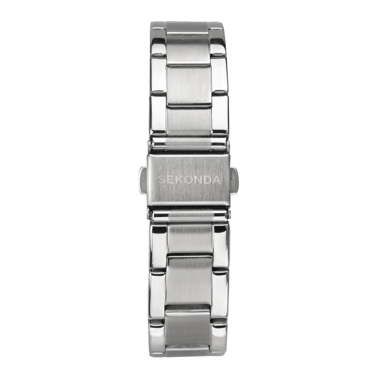 SEKONDA Taylor Ladies Watch | Silver Case & Stainless Steel Bracelet with Brown Dial - 40540