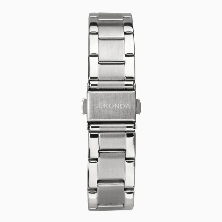 SEKONDA Taylor Ladies Watch | Silver Alloy Case & Stainless Steel Bracelet with Yellow Dial - 40547