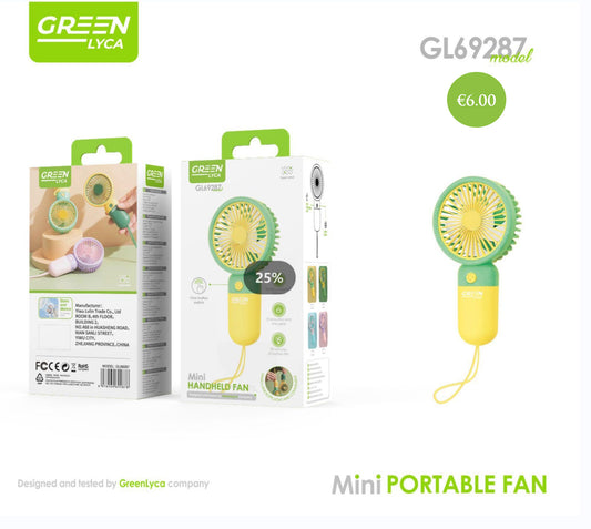 GL69287 MINI FAN HANDHELD