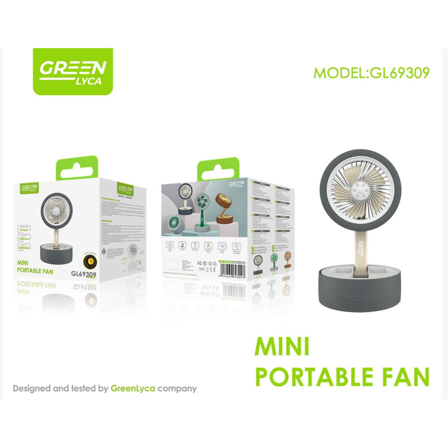 GL69309 MINI PORTABLE FAN