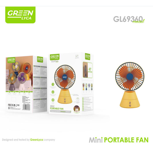 GL69360 MINI DESK ROTATING FAN