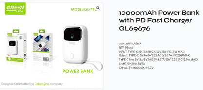 GL69676 Power Bank 10000mAh