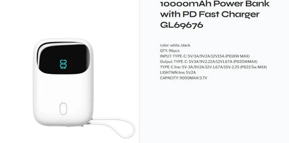 GL69676 Power Bank 10000mAh