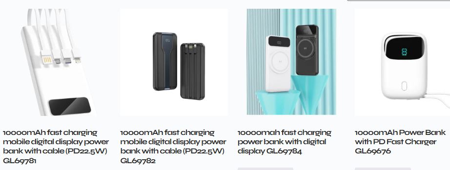 GL69677 Power Bank 10000mAh