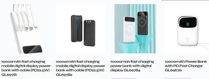 GL69677 Power Bank 10000mAh