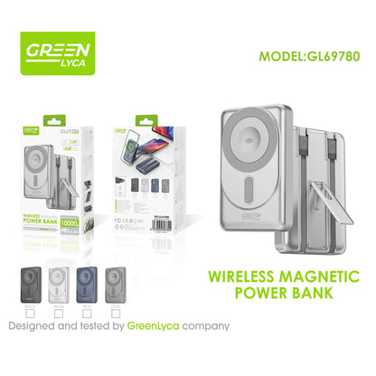 GL69780 Wireless Magnetic Power Bank 10000mAh