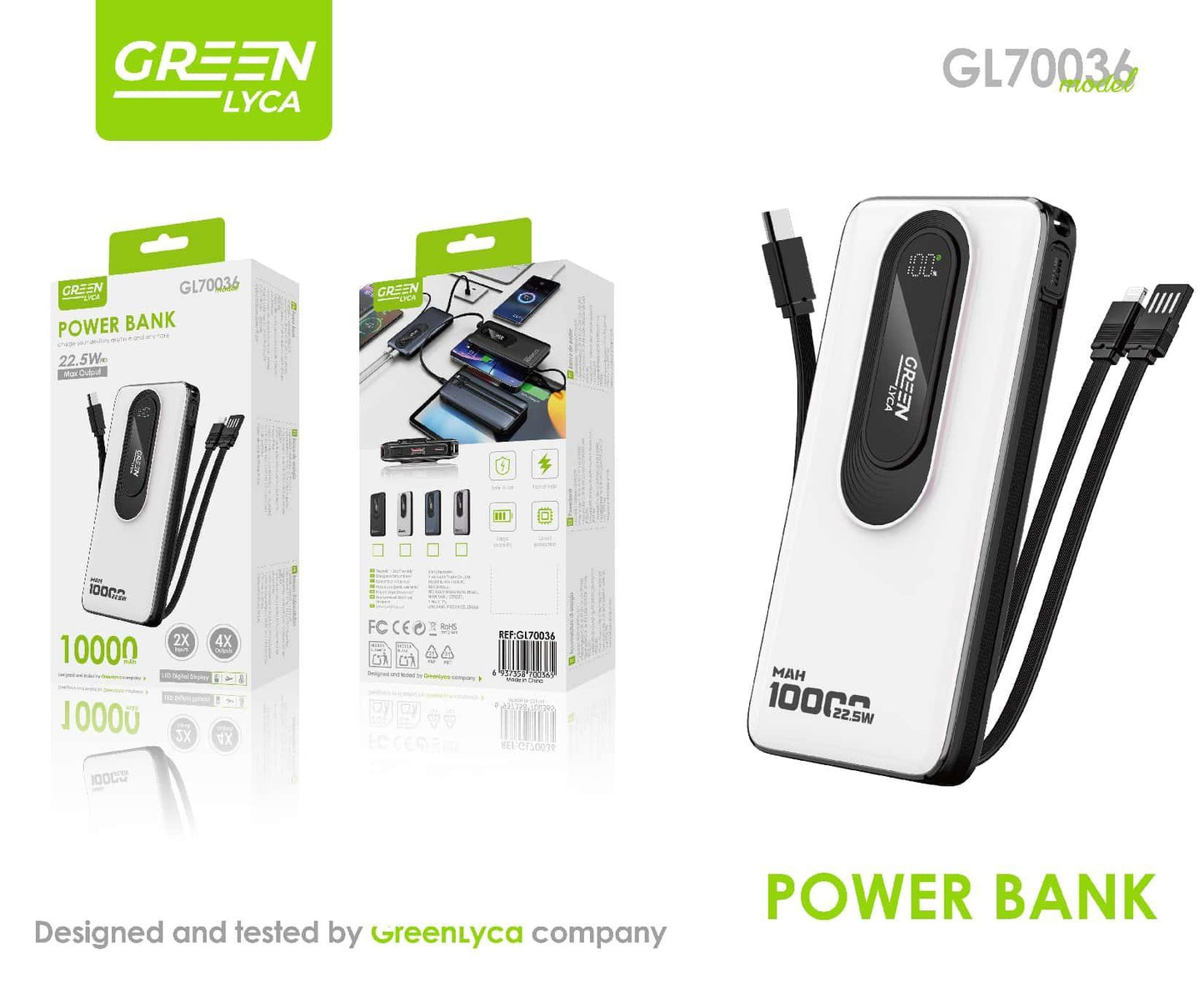 GL70036 Power Bank 10000mAh