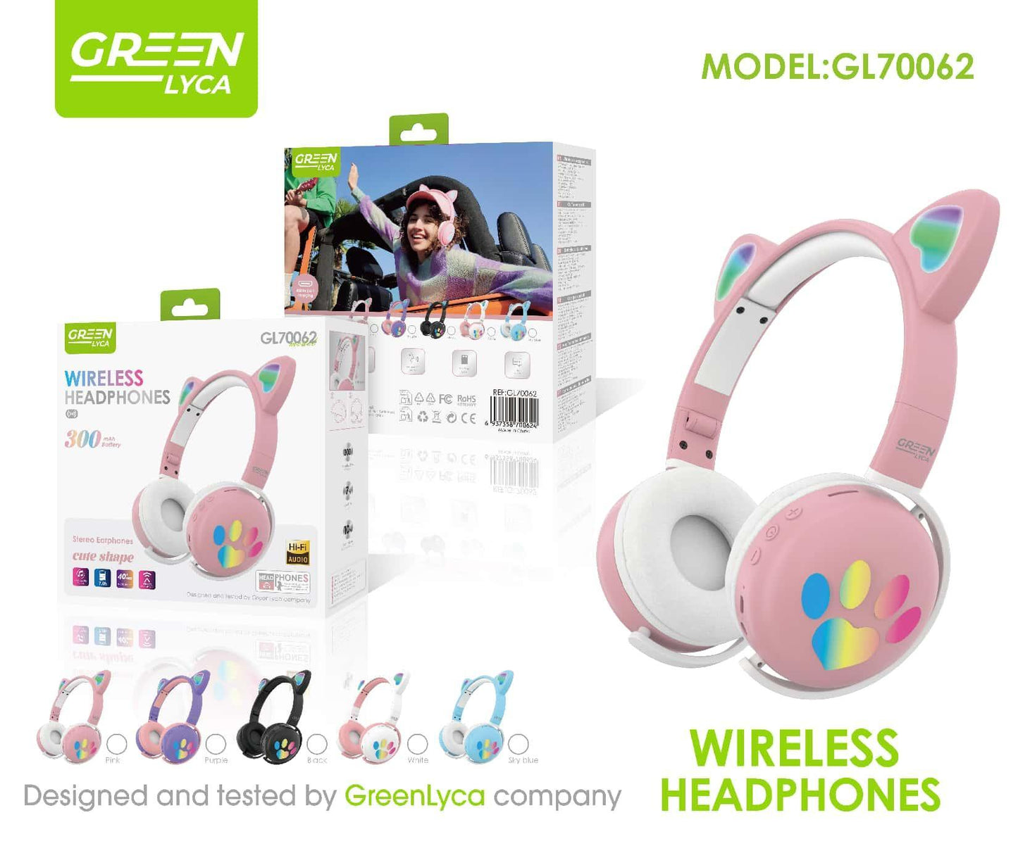 GL70062 WIRLESS HEADPHONES