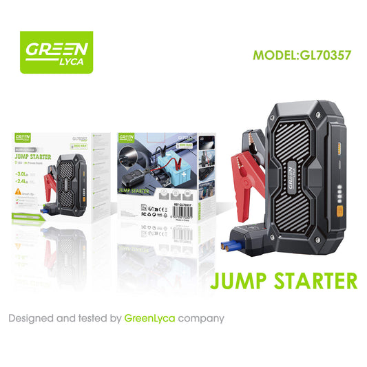 Jump Starter 8000mAh & Emergency Power bank - GL70357