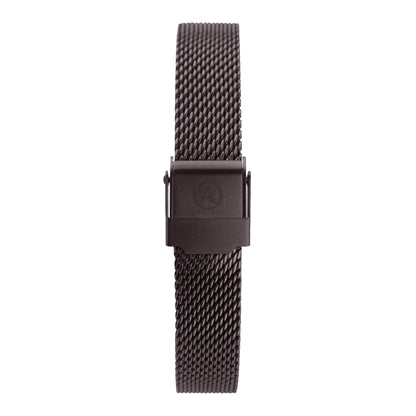 Accurist Ladies Watch with Brown Dial and Brown Milanese Strap 8306