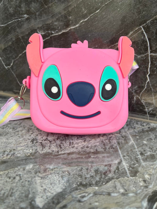 Stitch Crossbody Bag A-7 Pink