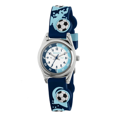 Tikkers 3D Football Silicone Strap Watch & Drawing Pad - ATK1110 - Gift Set