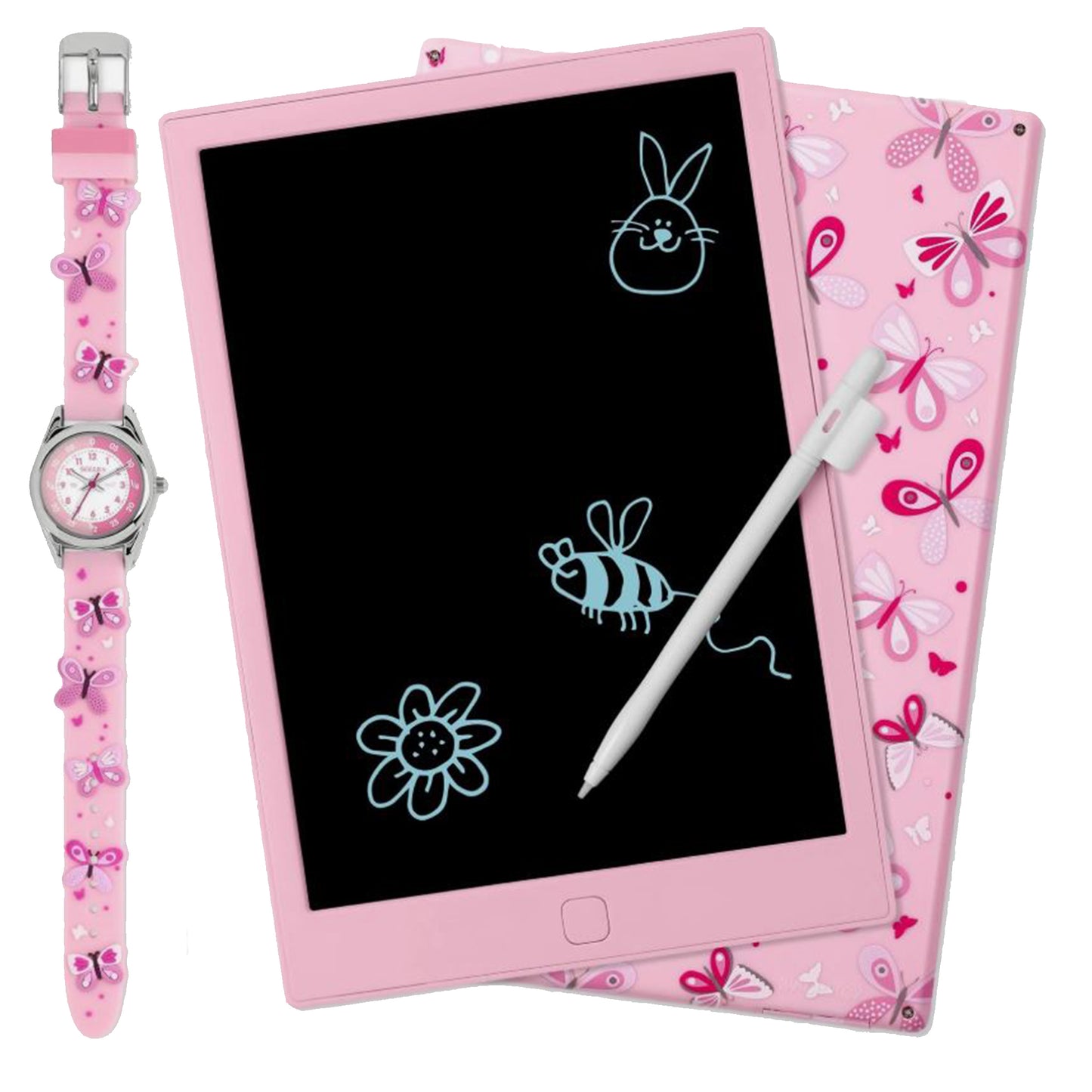 Tikkers 3D Butterfly watch and Writing Pad - ATK1111 - Gift Set