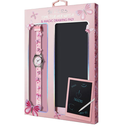 Tikkers 3D Butterfly watch and Writing Pad - ATK1111 - Gift Set